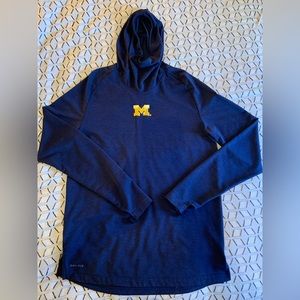 EUC // Jordan Men’s UofM 2-Hit Performance Hoodie in Blue